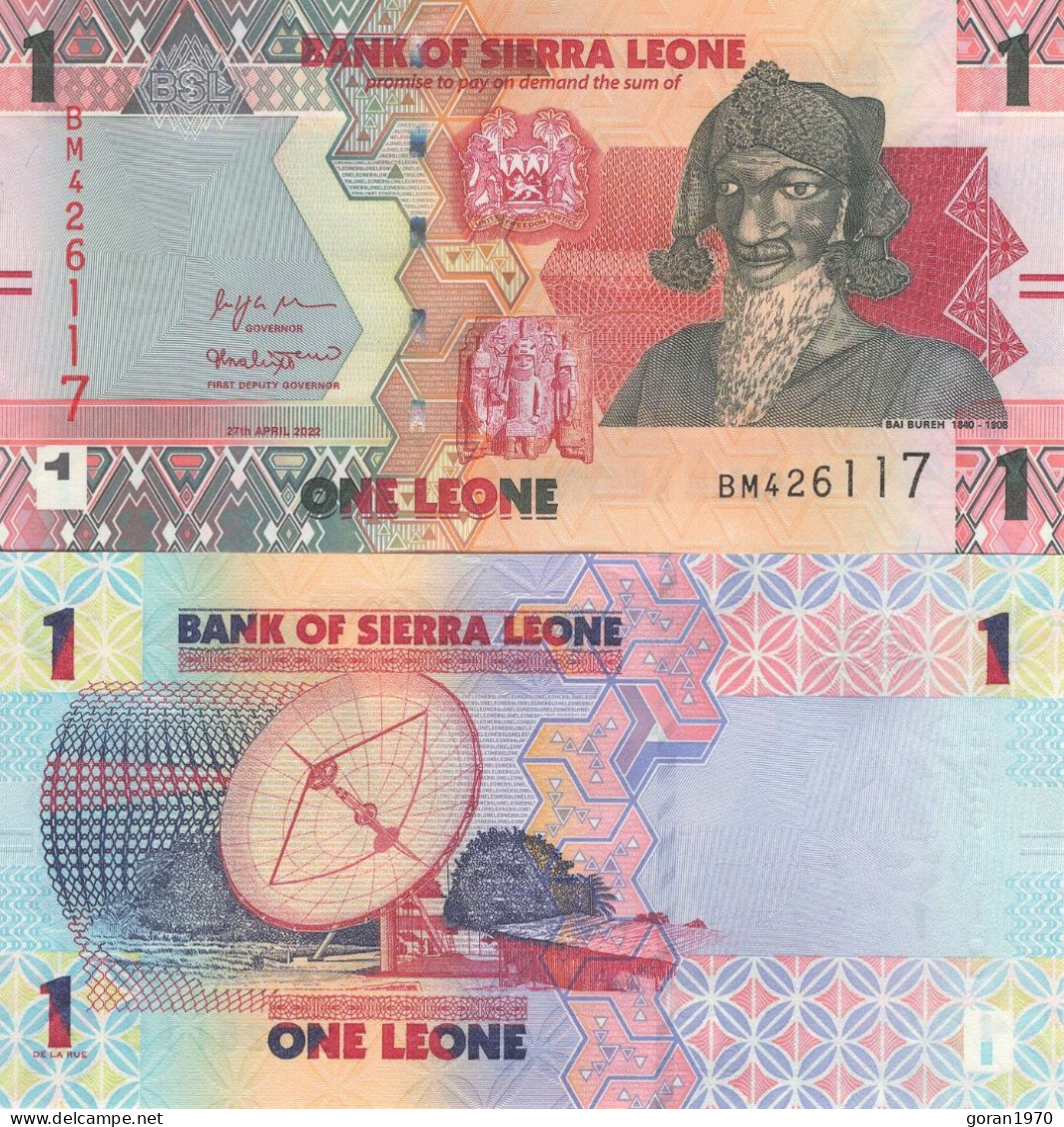 SIERRA LEONE Set 1, 2, 5, 10 I 20 Leones 2022 UNC - Sierra Leone