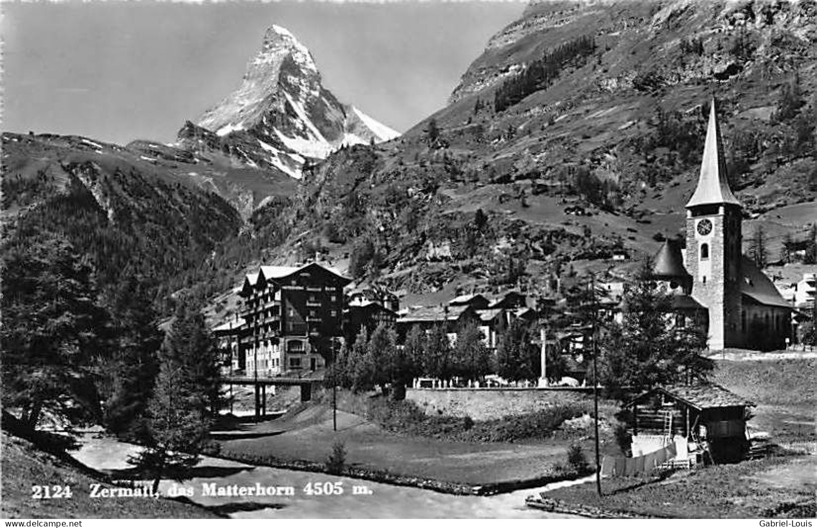 Zermatt Das Matterhorn Le Cervin Eglise Kirche - Zermatt