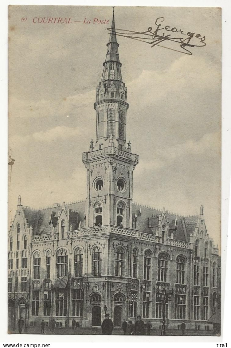 18 - Courtrai - La Poste - Kortrijk