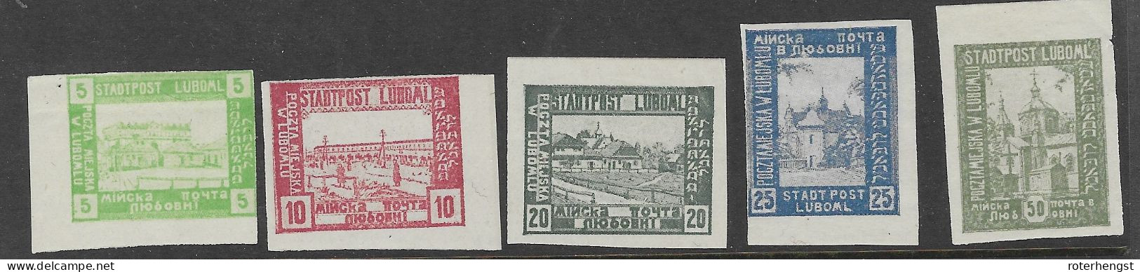 Poland Mh * 1918 60 Euros Lubomi - Nuevos