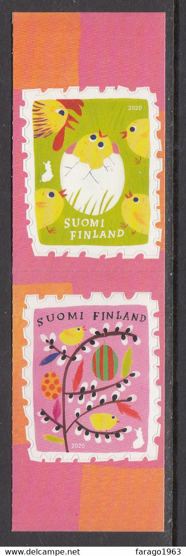 2020 Finland Easter Chicken Complete Set Of 2 MNH @ BELOW Face Value - Nuovi