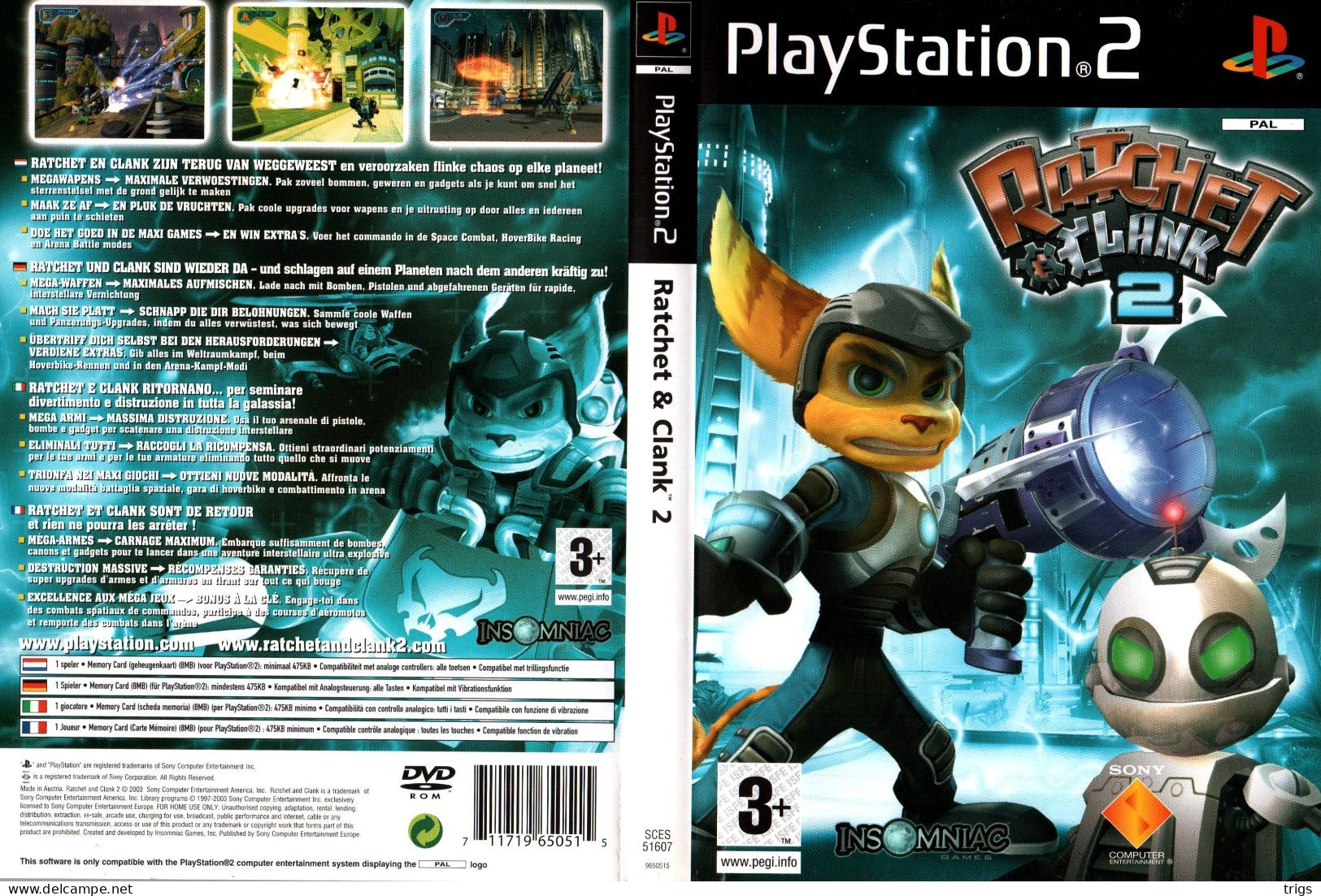 PlayStation 2 - Ratchet & Clank 2 - Playstation 2