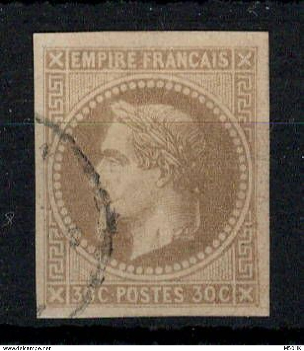 Colonies Générales - YV 9 Oblitéré , Grandes Marges , Pas Aminci , Cote 80 Euros - Napoleone III