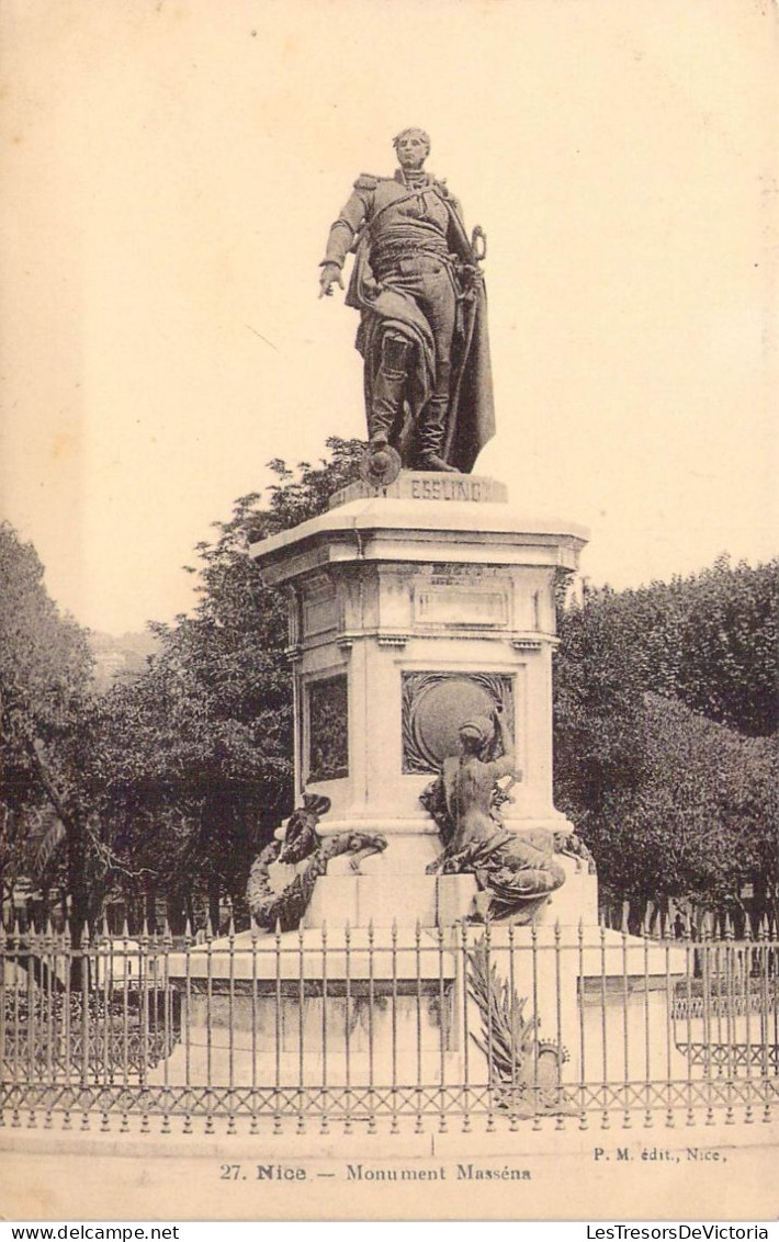 FRANCE - 06 - Nice - Monument Masséna - Carte Postale Ancienne - Monuments, édifices