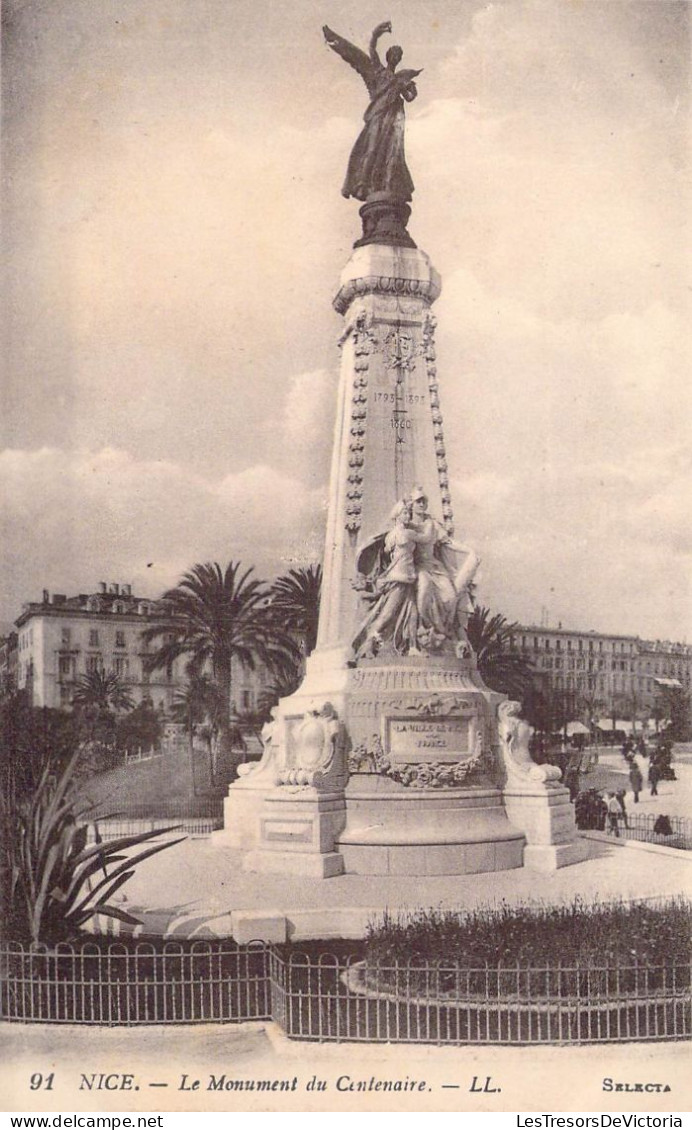 FRANCE - 06 - Nice - Le Monument Du Centenaire - Carte Postale Ancienne - Monumentos, Edificios