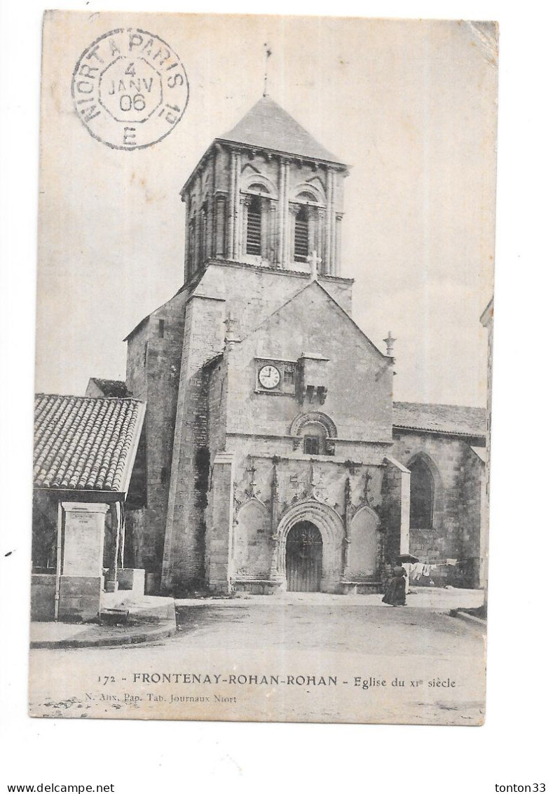 FRONTENAY-ROHAN-ROHAN  - 79 - L'Eglise Du XIème Siècle - QUIN 7 - - Frontenay-Rohan-Rohan