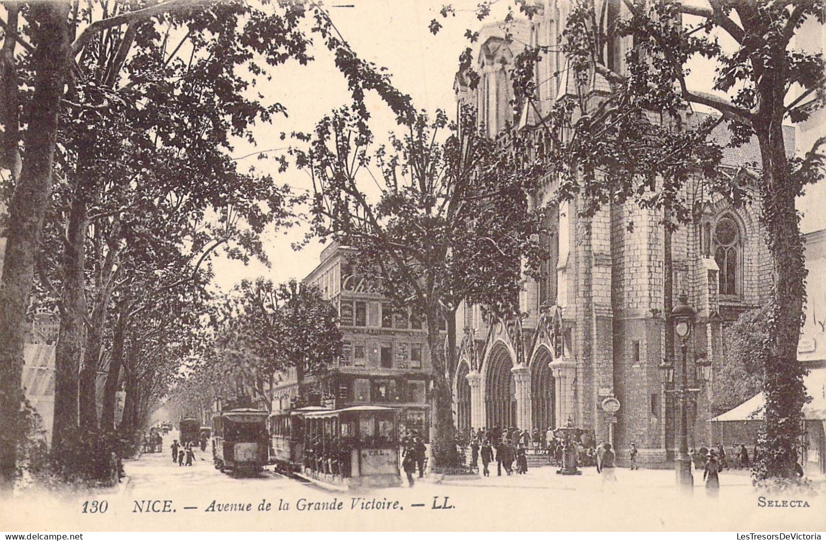 FRANCE - 06 - Nice - Avenue De La Grande Victoire - Carte Postale Ancienne - Bauwerke, Gebäude