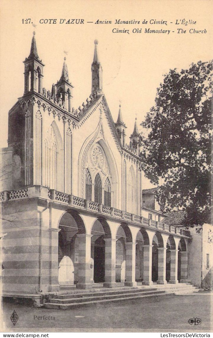 FRANCE - 06 - Nice - Cimiez - Ancien Monastère De Cimiez - L'Eglise - Carte Postale Ancienne - Monuments