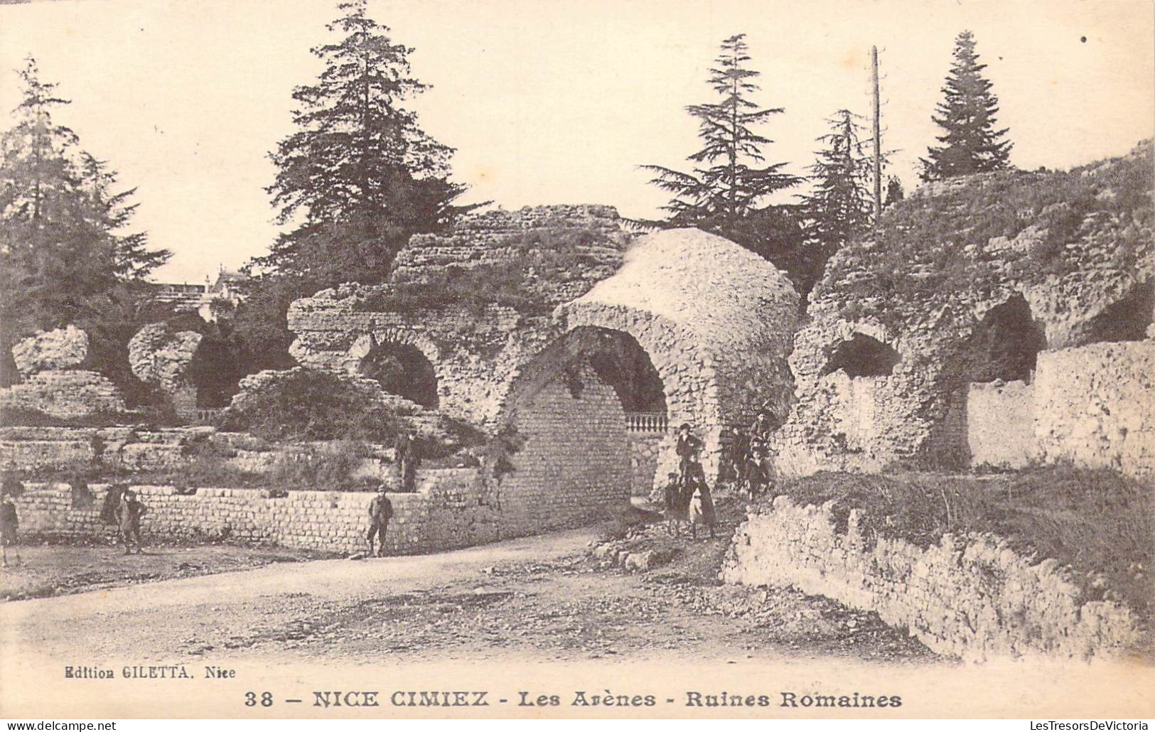 FRANCE - 06 - Nice - Cimiez - Les Arènes - Ruines Romaines - Carte Postale Ancienne - Monumenten, Gebouwen