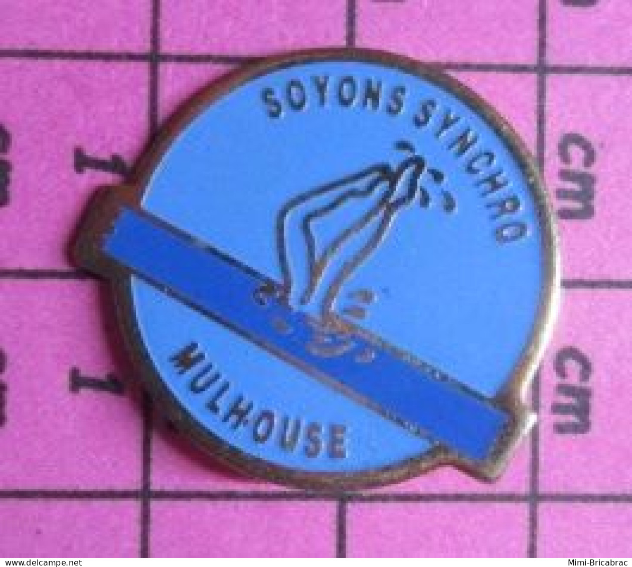 313e Pin's Pins / Beau Et Rare / SPORTS / CLUB NATATION SYNCHRONISEE MULHOUSE - Natation