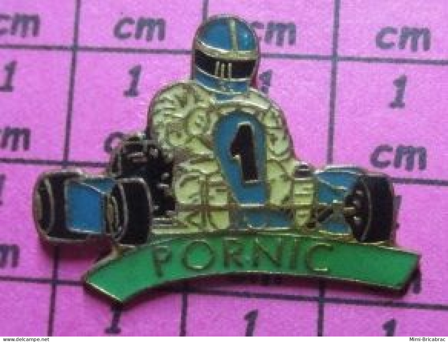 313E  Pin's Pins / Beau Et Rare / SPORTS / KARTING PORNIC - Automovilismo - F1