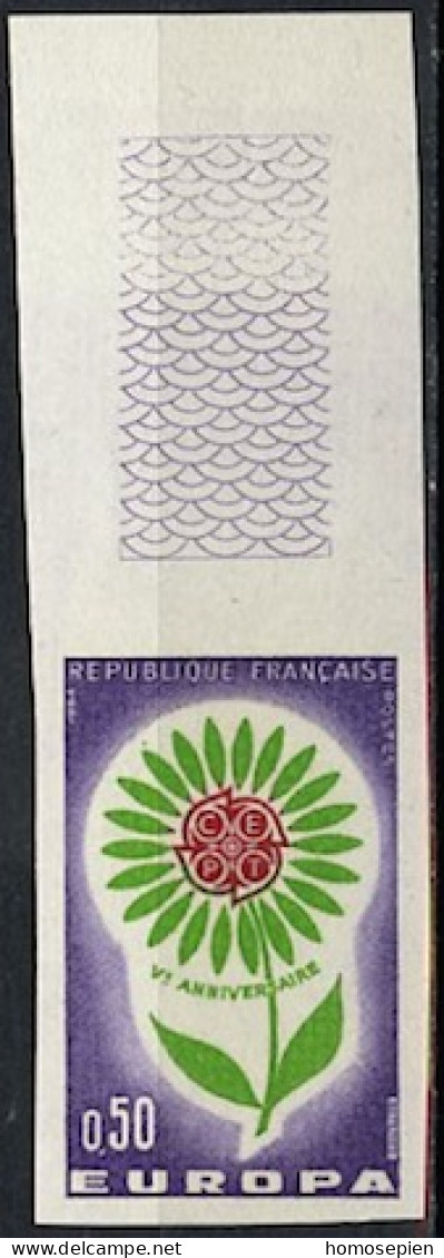 Europa CEPT 1964 France - Frankreich Y&T N°1431a - Michel N°1491 *** - 50c EUROPA - Non Dentelé - 1964