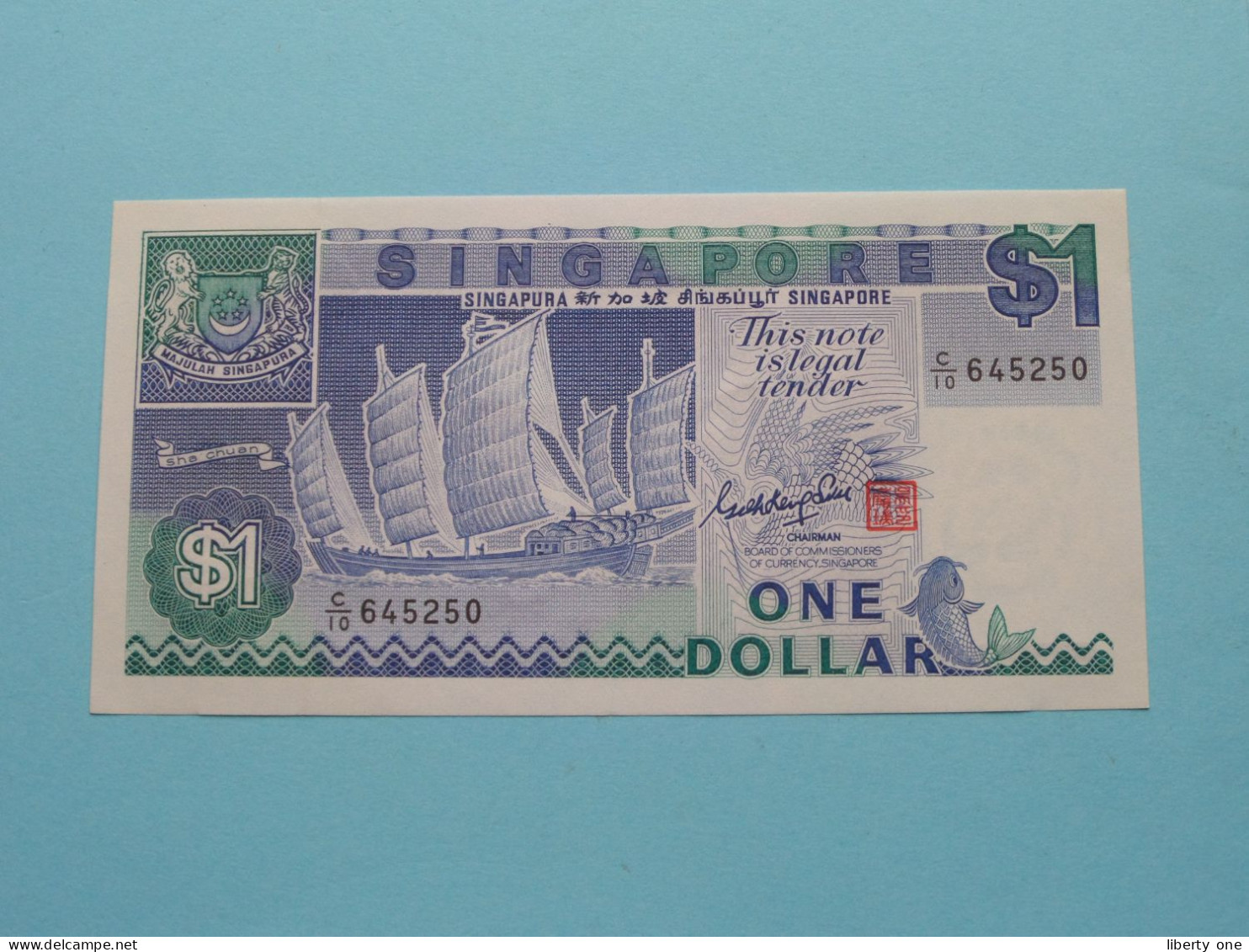 1 Dollar > Singapore ( See Scans ) UNC ! - Singapour