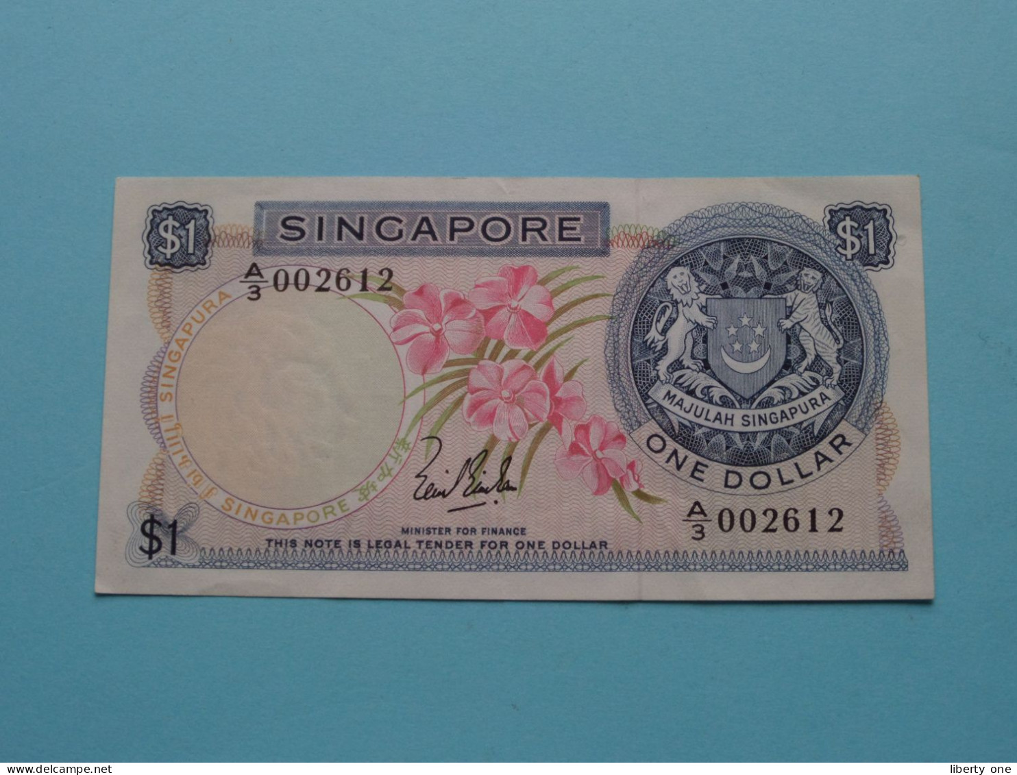 1 Dollar > Singapore ( See Scans ) Circulated XF ! - Singapur