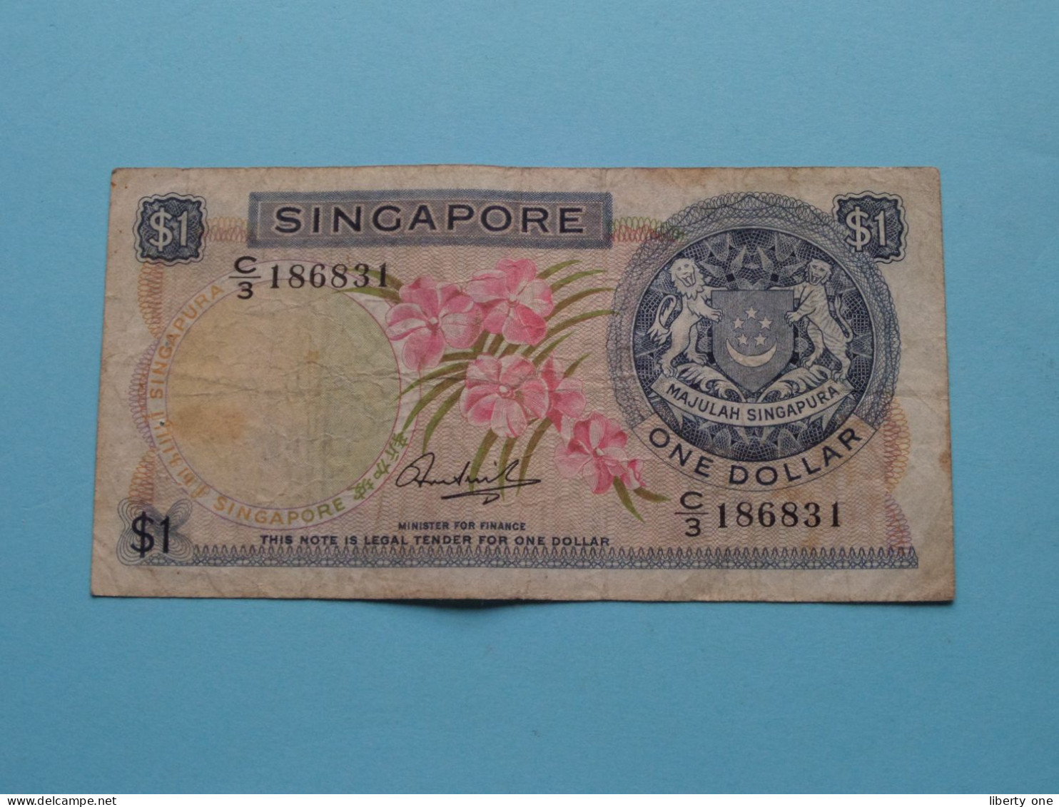 1 Dollar > Singapore ( See Scans ) Circulated ! - Singapur