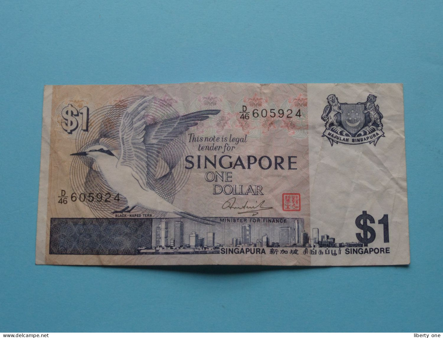 1 Dollar > Singapore ( See Scans ) Circulated ! - Singapore