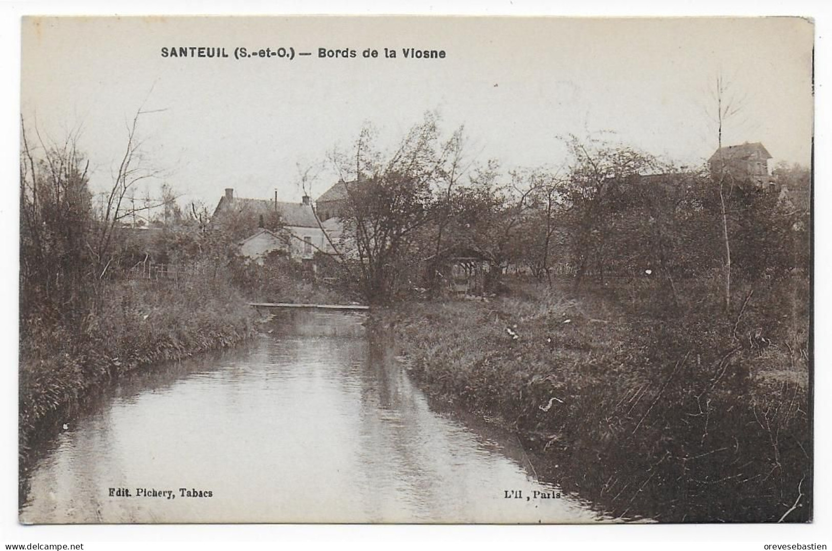 CPA - SANTEUIL - BORDS DE LA VIOSNE - Santeuil