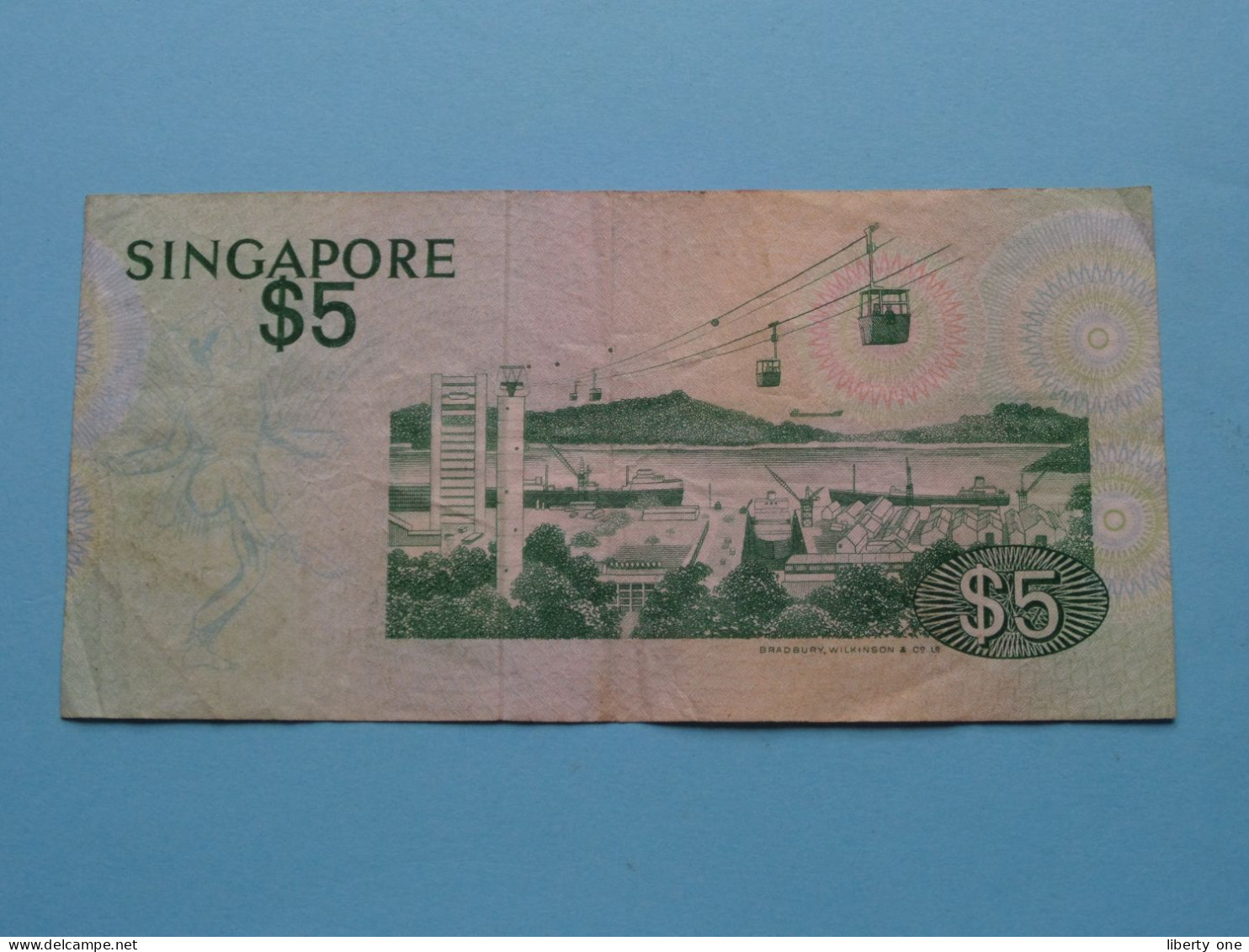 5 Dollars > Singapore ( See Scans ) Circulated F ! - Singapour