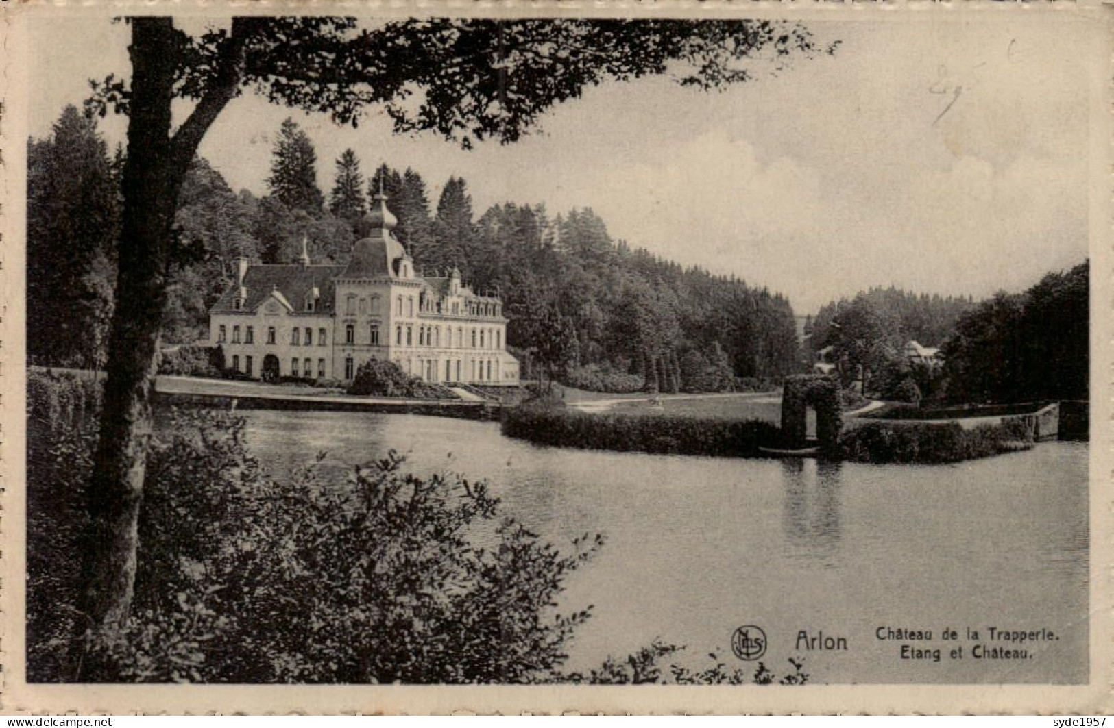 ARLON : Château De La Trapperie - étang Et Château - Arlon