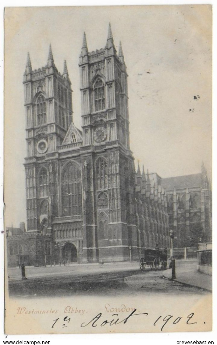 CPA - WESTMINSTER ABBEY - LONDON - 1902 - Westminster Abbey