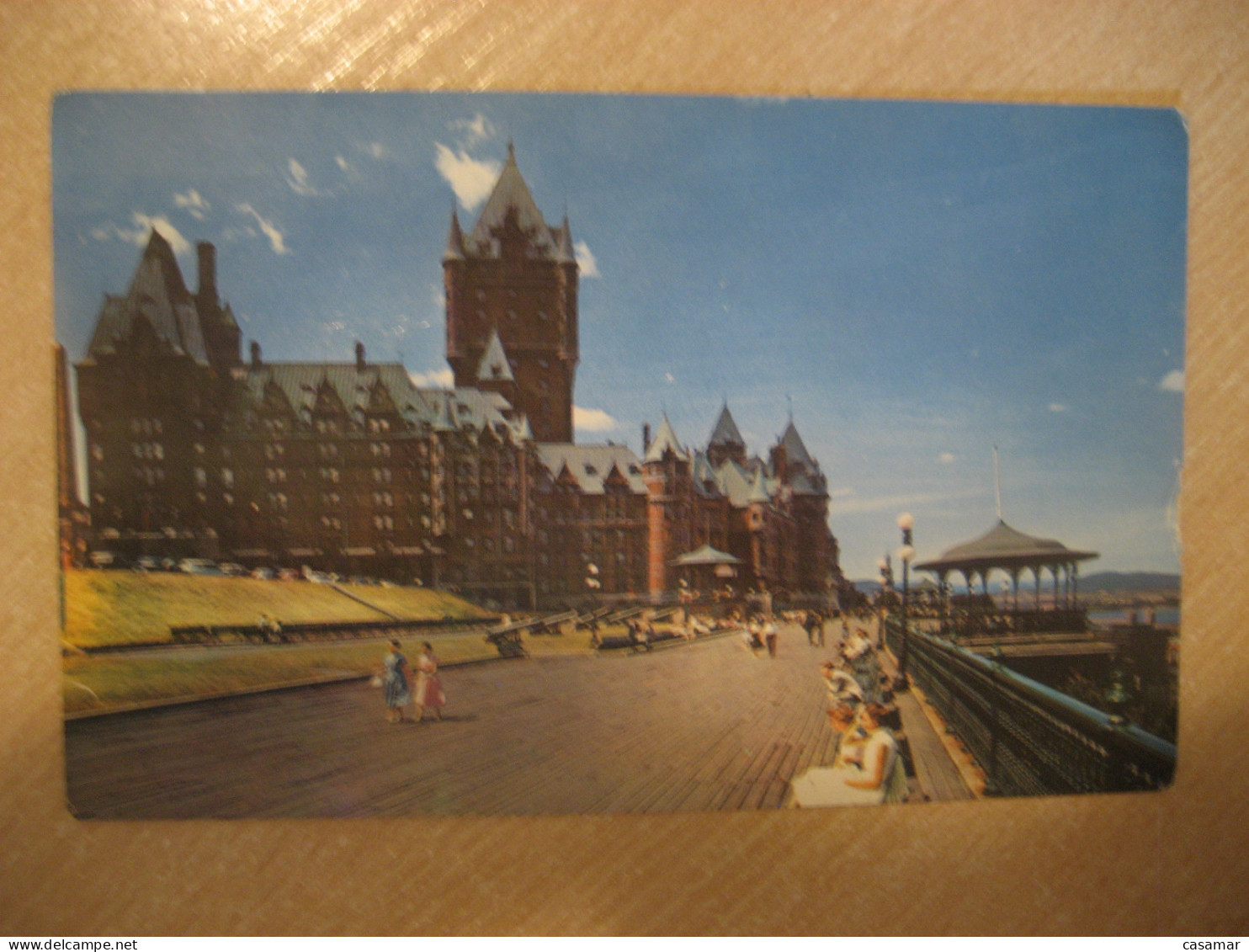 QUEBEC Chateau Frontenac Dufferin Terrace Castle Ontario CANADA Postcard - Québec - Château Frontenac