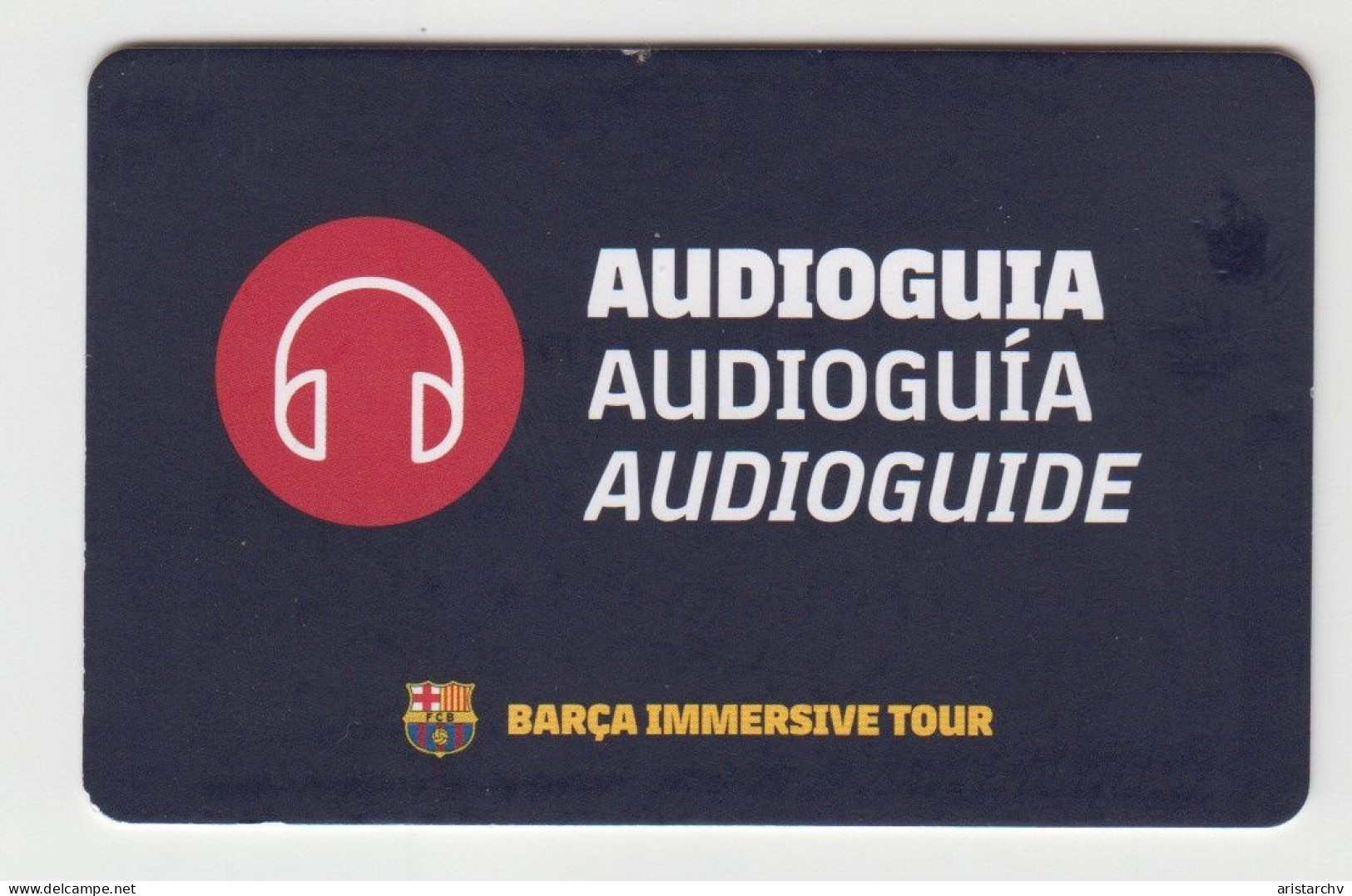SPAIN BARCELONA FOOTBALL CLUB MUSEUM CARD - 1990-1999
