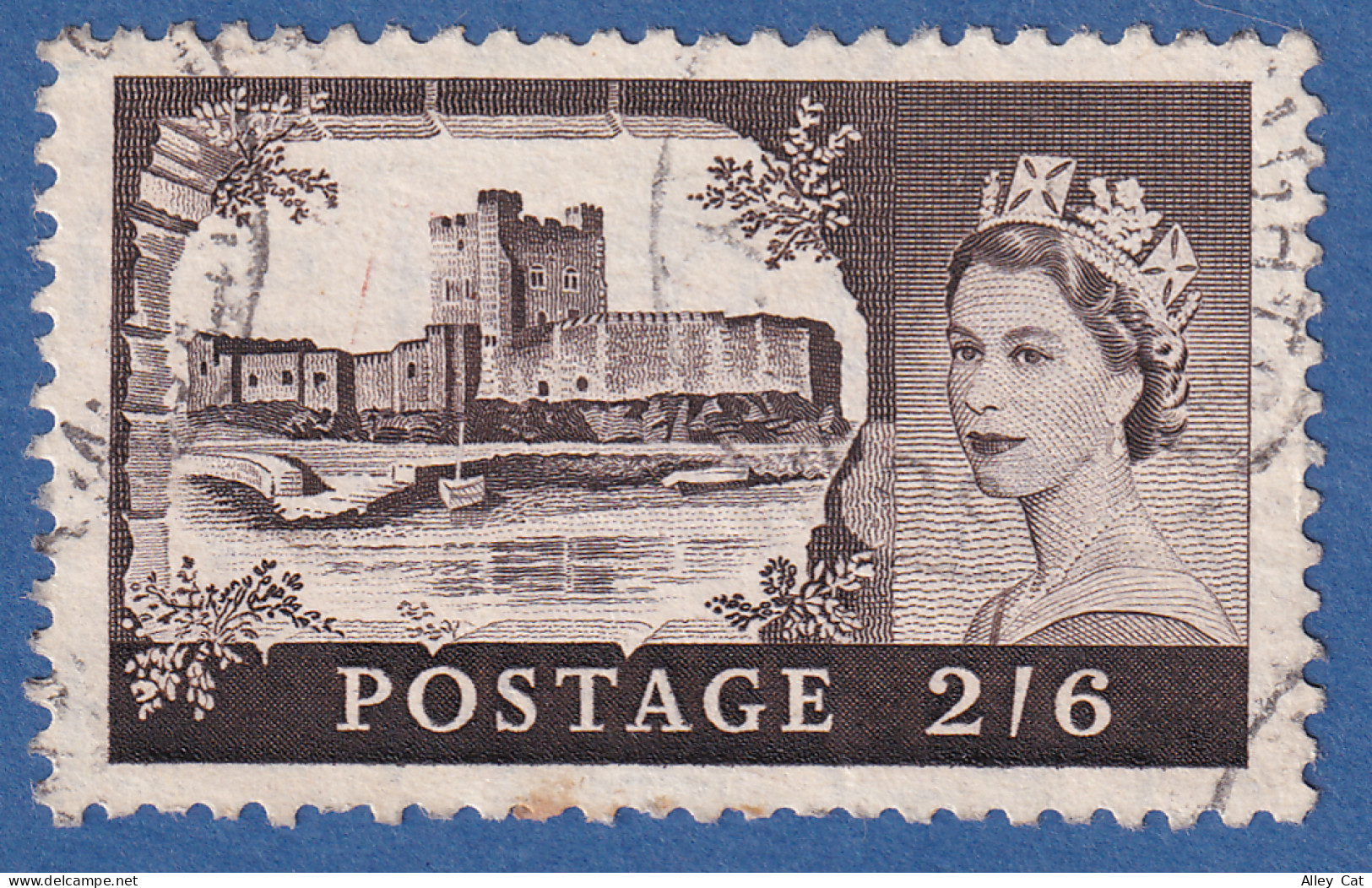 GB Queen Elizabeth II SG 536 1955-58 2s 6d Brown Black - Used - Used Stamps