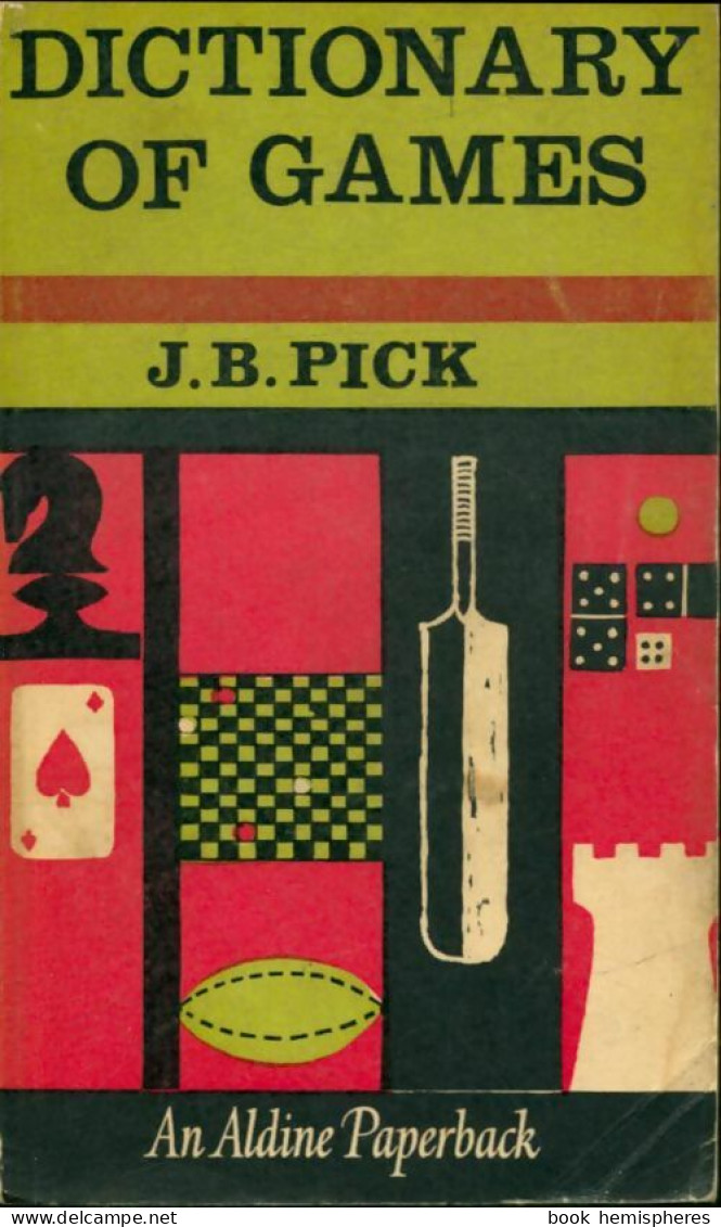 Dictionary Of Games De John Barclay Pick (1963) - Giochi Di Società