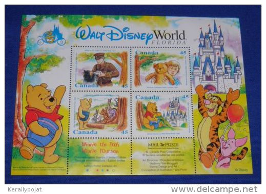 Canada - 1996 Winnie The Pooh Block MNH__(THB-1618) - Blocks & Sheetlets