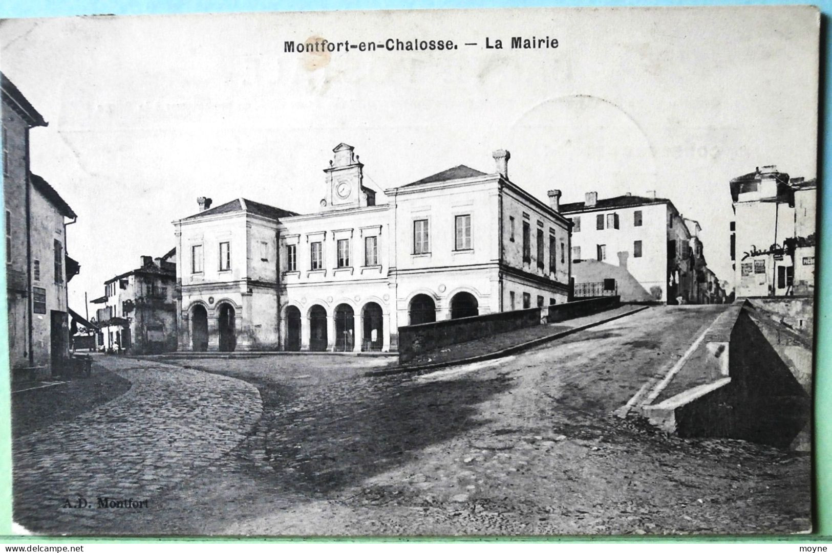 10131 - Landes -  MONFORT En CHALOSSE :  LA  MAIRIE   Circulée En 1907 - Montfort En Chalosse