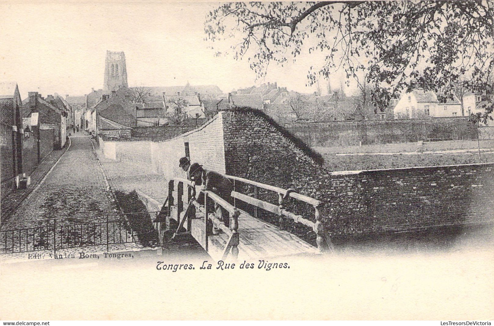 CPA - Belgique - TONGRES - La Rue Des Vignes - Pont - Tongeren