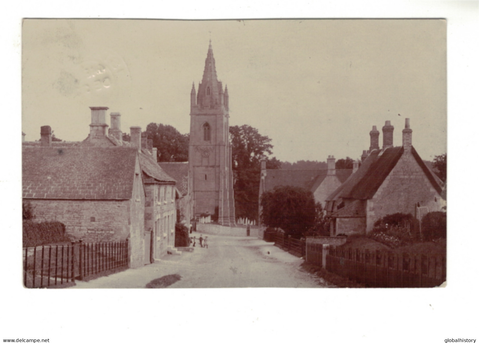 DH1544 - LINCOLNSHIRE - 1908 STREET SCENE W. CURCH - RPPC - Other & Unclassified