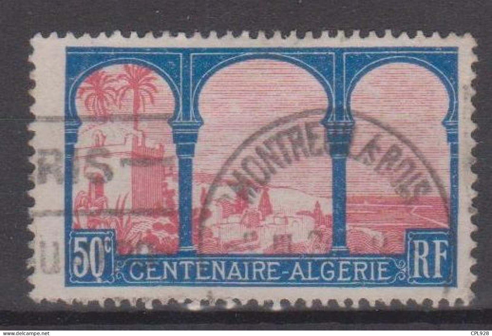 France N° 263 Avec Tache Blnche Dans La Valeur Faciale - Used Stamps