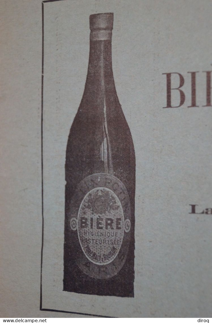 RARE,ancienne Affiche Publicitaire , Bière Félix Potin,blonde Pasteurisée, 225 Mm/ 150 Mm. - Plakate