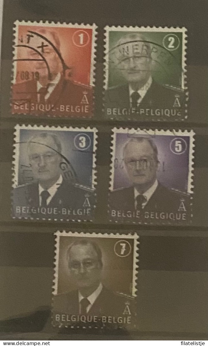 België Zegels Nrs 3695 - 3699 - Used Stamps