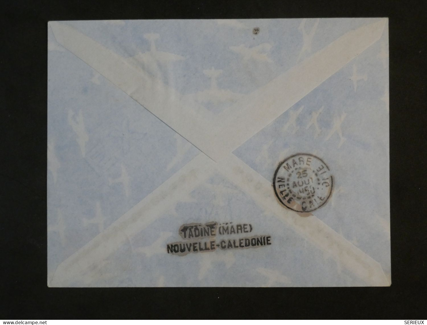 BY12 NOUVELLE CALEDONIE BELLE  LETTRE  RR  1950   PETIT BUREAU LIFOU MARE ILE LOYALTY ++GRIFFES  +AFF.PLAISANT ++ - Lettres & Documents