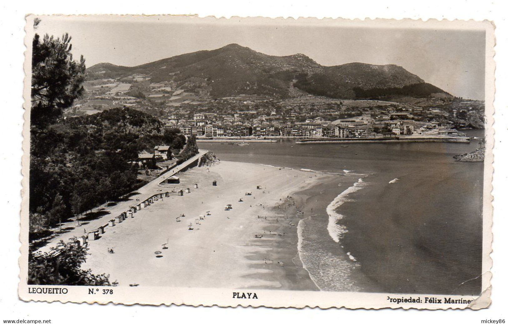 Espagne--LEQUEITIO--LEKETIO--Playa ..............timbres Au Verso - Vizcaya (Bilbao)