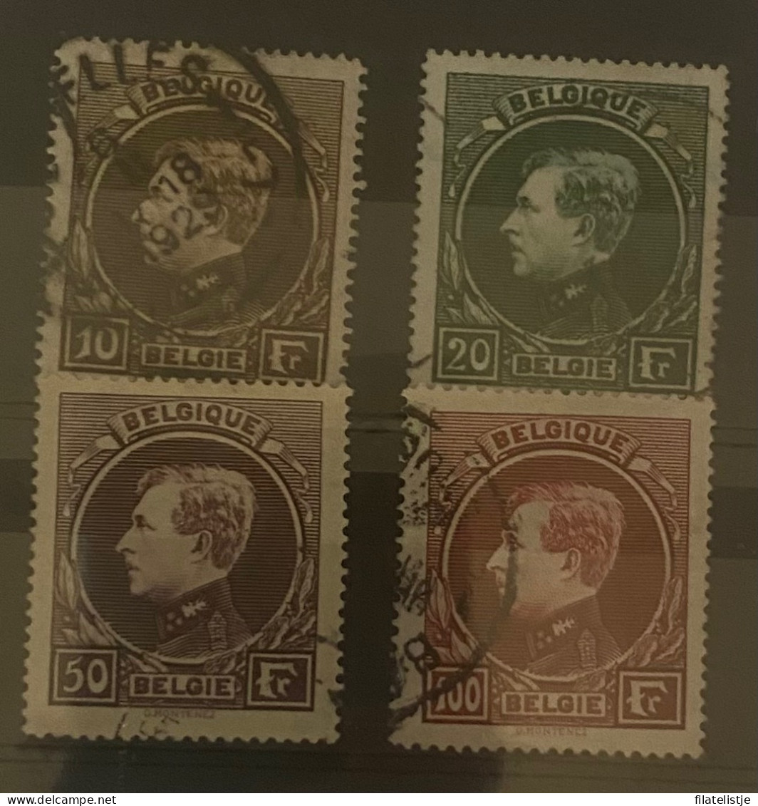 België Zegels Nrs  289 - 292 - 1929-1941 Groot Montenez