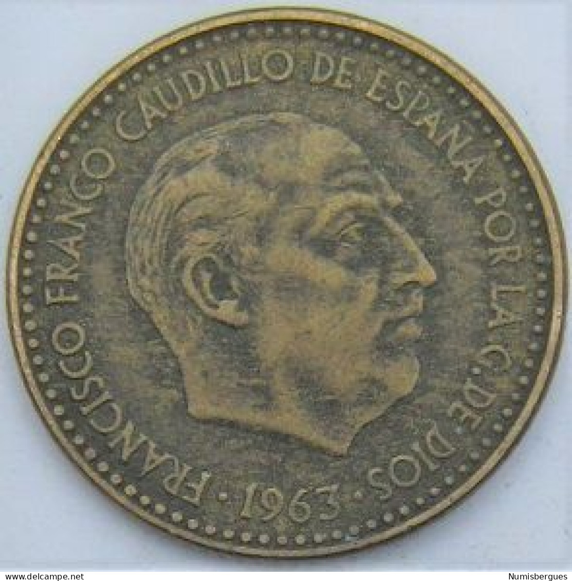 Pièce De Monnaie 1 Peseta  1964 - 1 Peseta