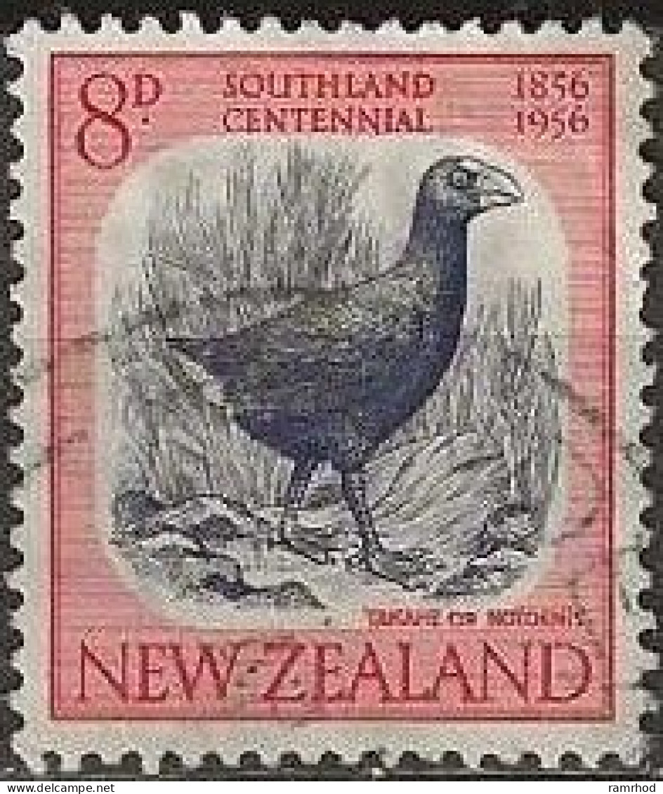 NEW ZEALAND 1956 Southland Centennial - 8d - Takahe FU - Gebraucht