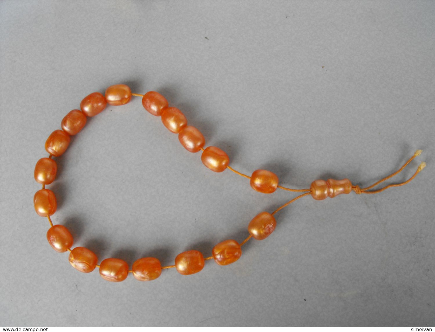 Beautiful Vintage ROSARY Prayer Beads Plastic #1237 - Etnica