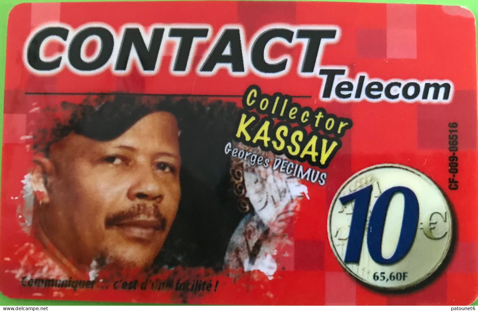 ANTILLES FRANCAISES  -   Collector Kassav  -  CONTACT Telecom  -  10 E. - Antilles (French)