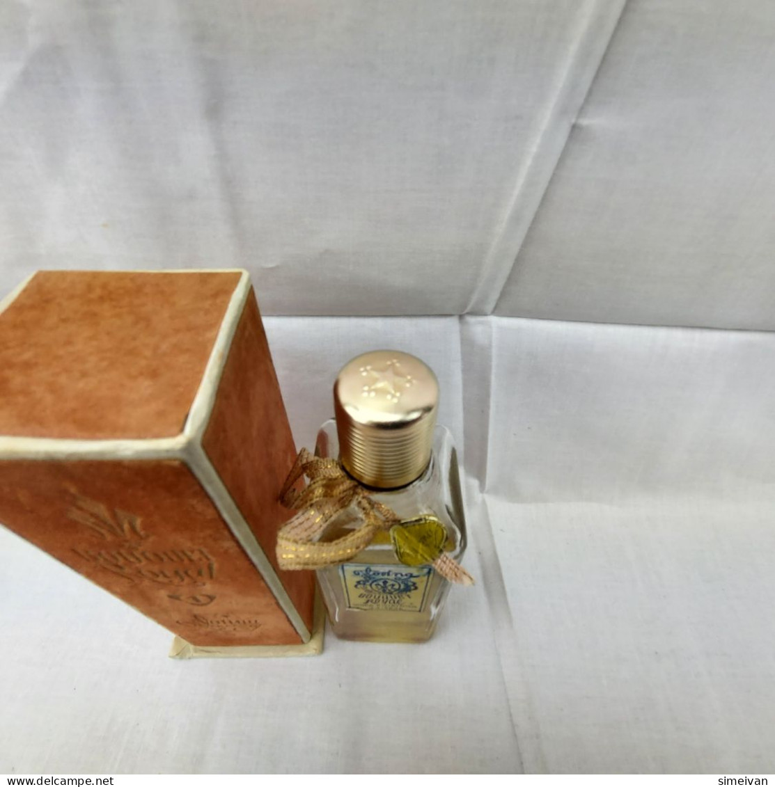 Vintage Glass Perfume Bottle Bouquet Royal Florina Krakow In A Box 100ml #1301 - Flacons (vides)