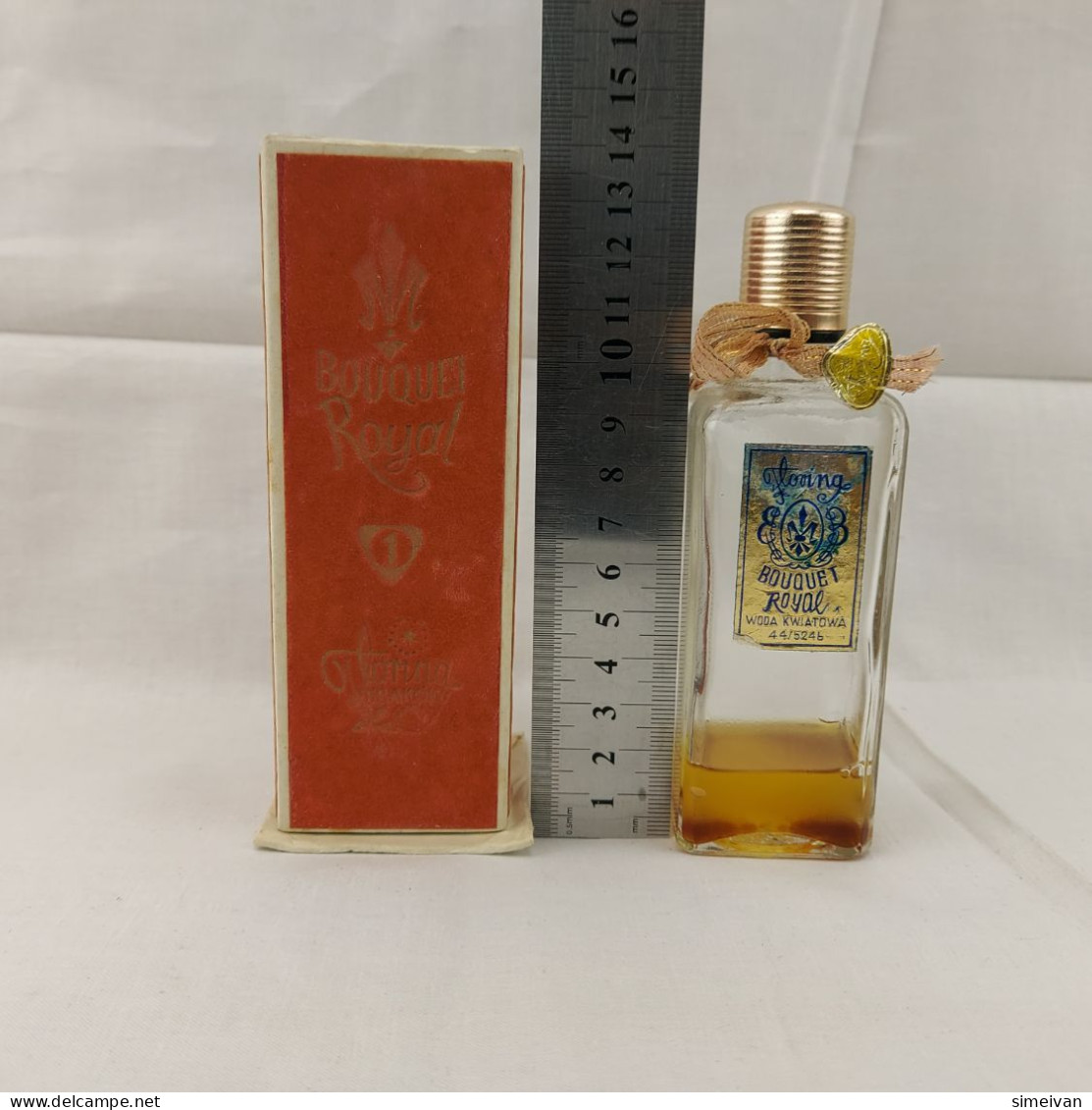 Vintage Glass Perfume Bottle Bouquet Royal Florina Krakow in a Box 100ml #1301