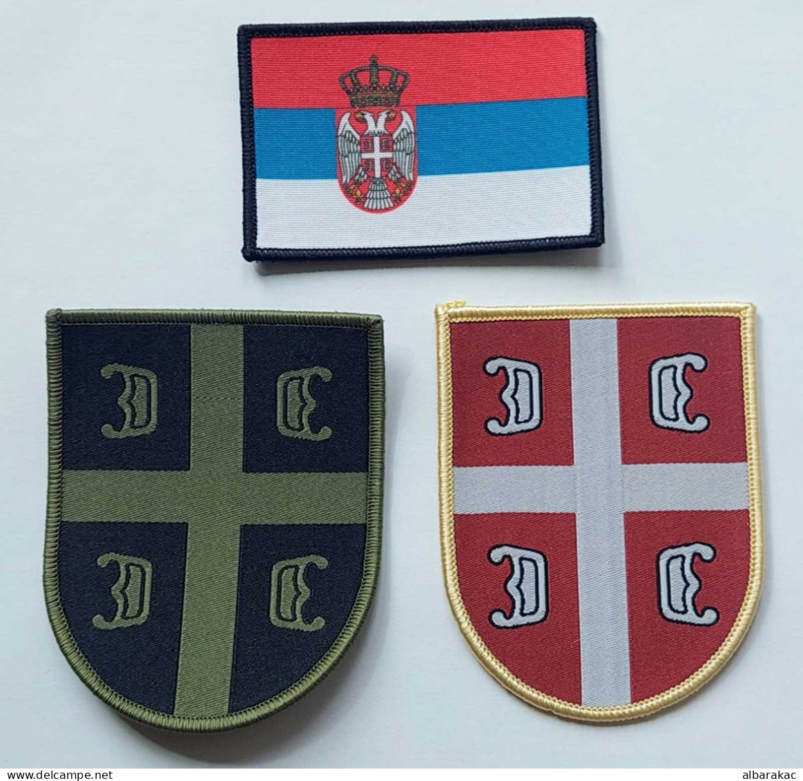 Serbia - Original Patches Flag And Coat Of Arms , Abzeichen , Parche , Ecusson -  Armed Forces Patch - Patches