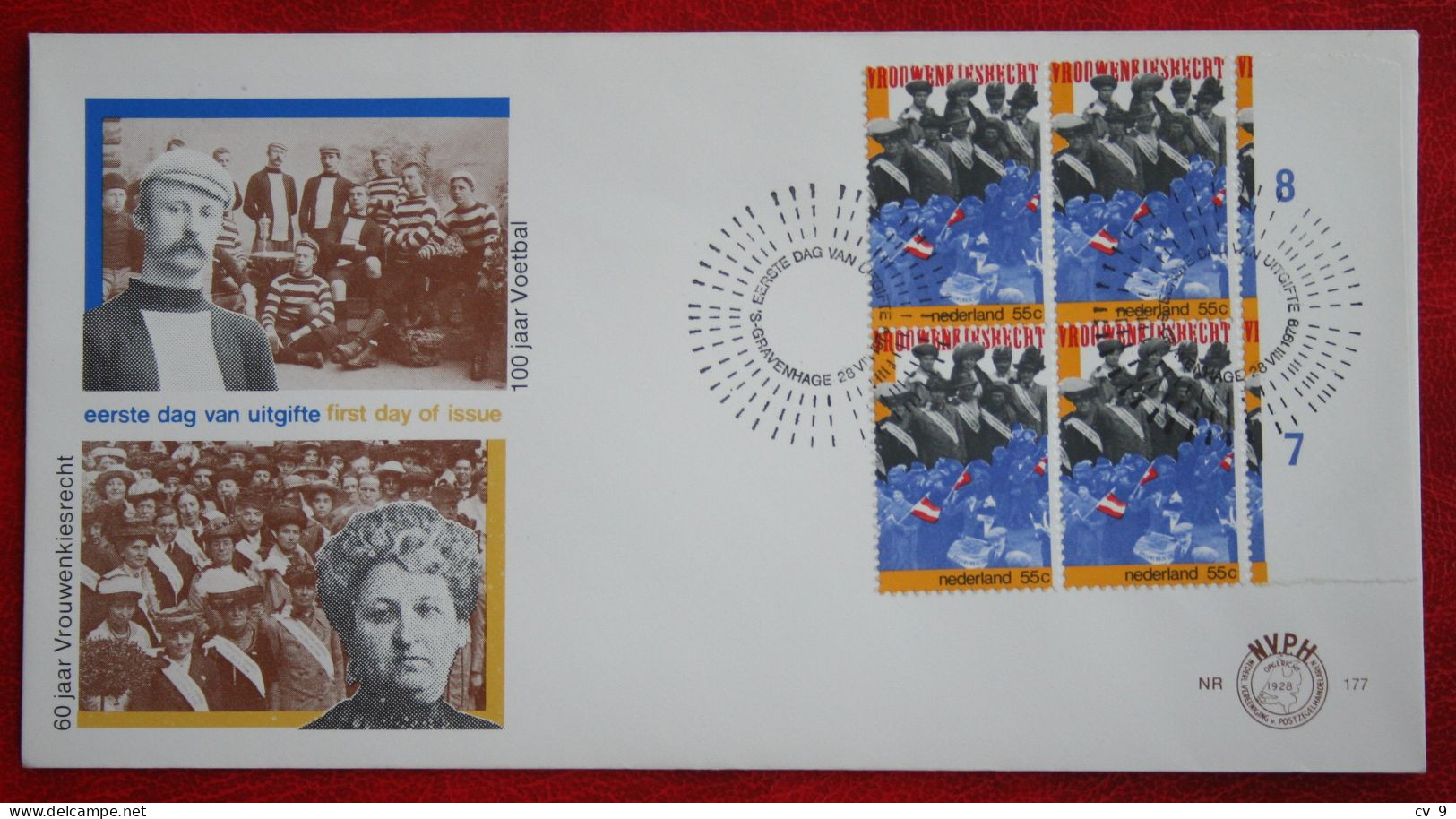 FDC E177 177 Kiesrecht NVPH 1183 1979 Without Address NEDERLAND NIEDERLANDE NETHERLANDS - FDC