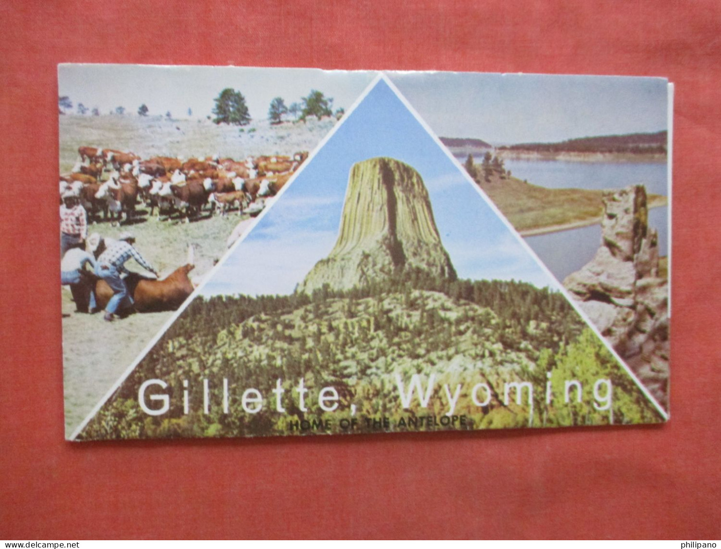 Tri Fold.  Gillette  Wyoming > Gillette  Ref 6159 - Gillette