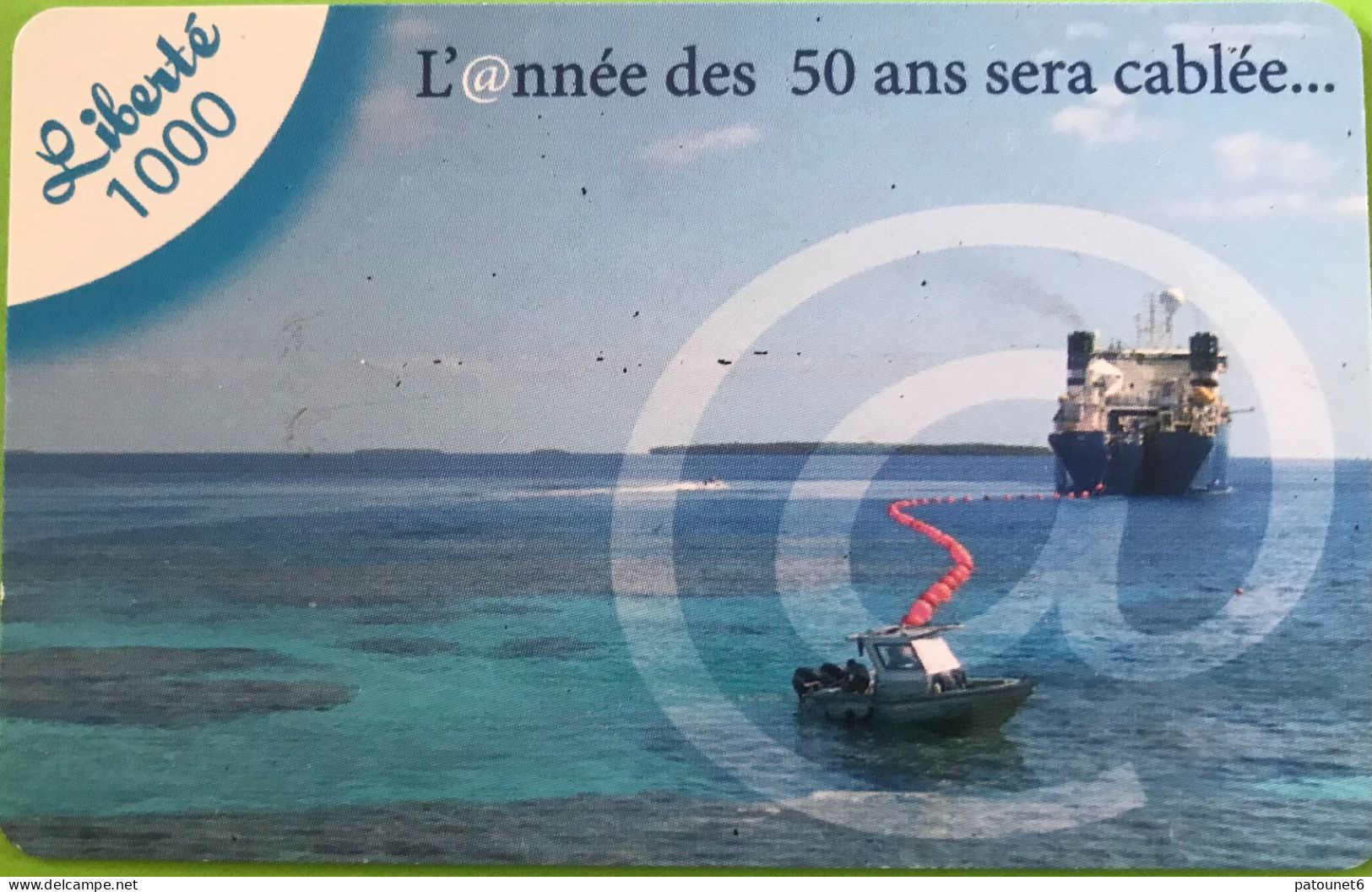 NOUVELLE-CALEDONIE  -  Liberté 1000 - OPT -  " L'année Des 50 Ans Sera Cablée .. " - Nuova Caledonia