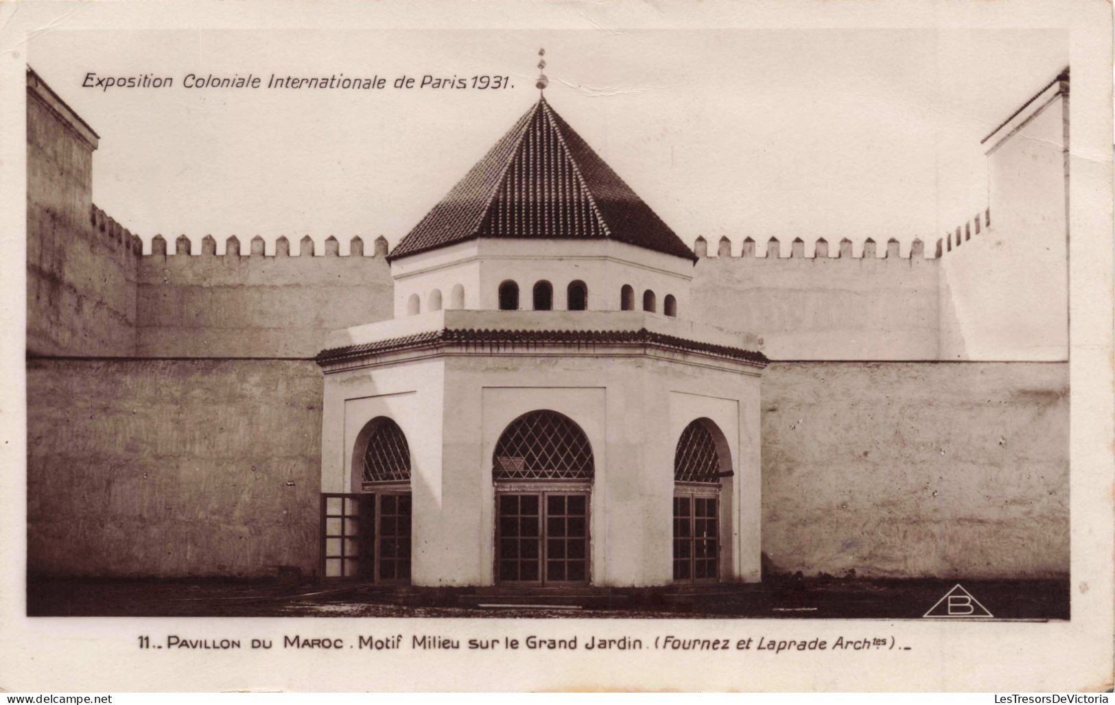 FRANCE - Exposition Universelle De Paris 1931 - Pavillon Du Maroc - Motif Milieu - Grand Jardin - Carte Postale Ancienne - Tentoonstellingen