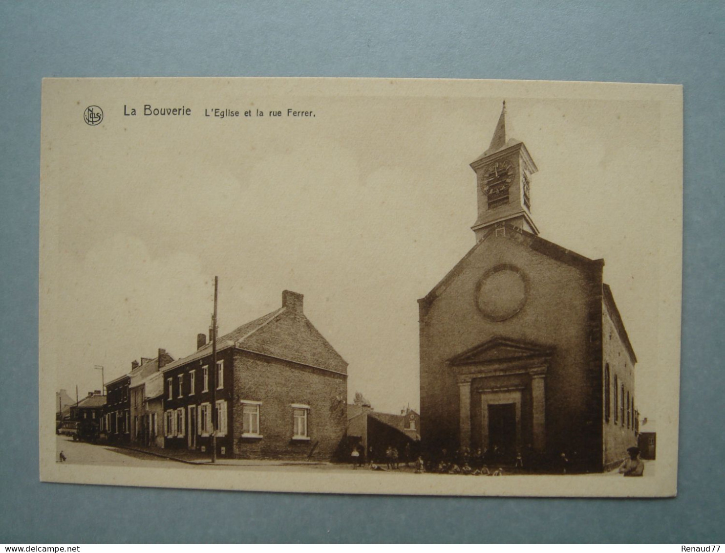 La Bouverie - L'Eglise Et La Rue Ferrer (Frameries) - Frameries